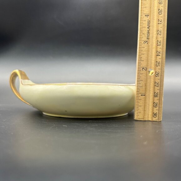 Antique Hand Painted Porcelain Bowl Poppy Red Flowers Gold Gilt Beyer & Boch - Picture 10 of 11